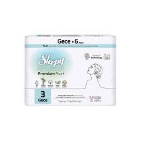 Sleepy Bıo Naturel No 3 6 Lı
