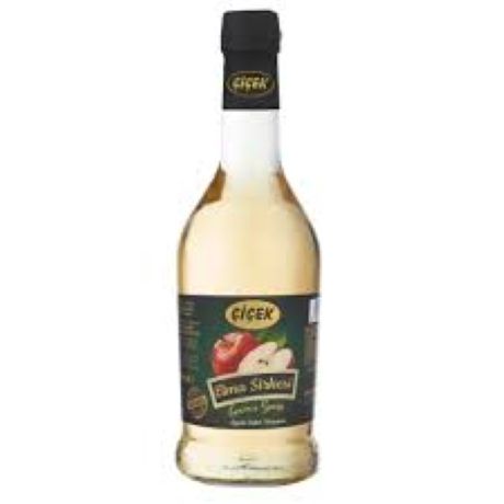 Çiçek Elma Sirkesi Cam 500 Ml