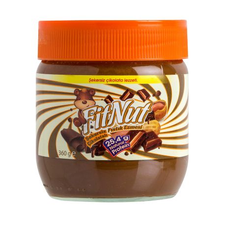 Şekersiz Çikolatalı Fıstık Ezmesi 360gr
