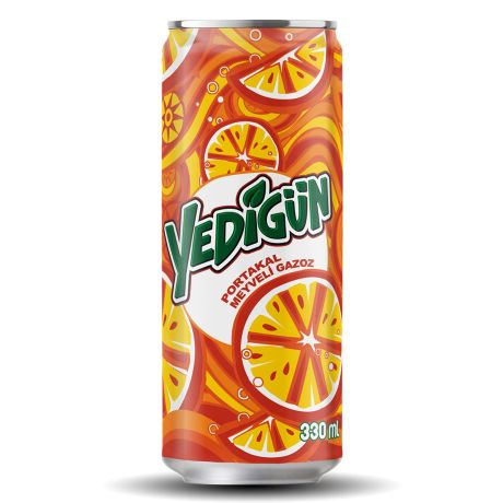 Yedigün Mandalina 330 Ml Kutu Sleek