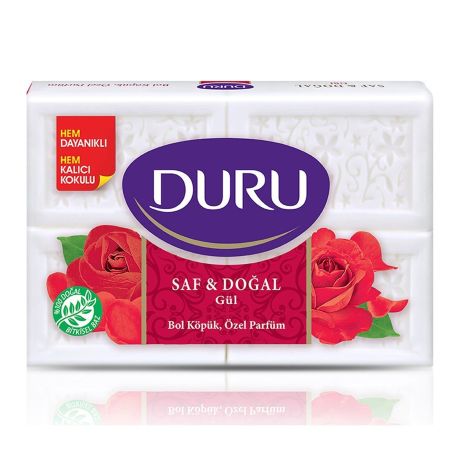 Duru Saf Sabun Gül 4x85gr