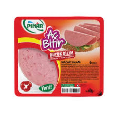 Pınar Ac Bıtır Macar Salam Dana Büyük Dilim 60gr.